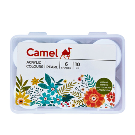 Camel Acrylic Colours 10ml - 6 Shades