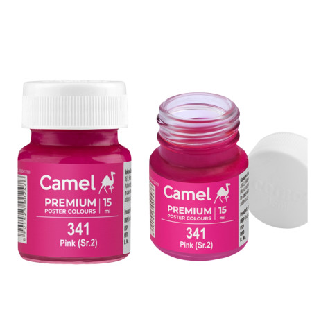 Camel Premium Poster Colours 15ml - Pink