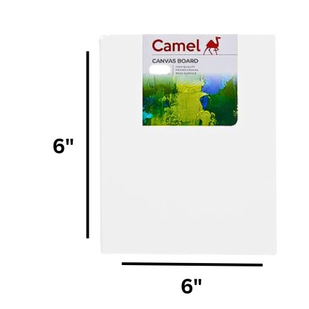 Camel Canvas Board 6''x6''