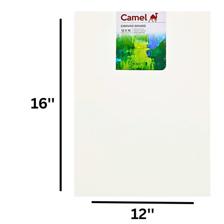 Camel Canvas Board 12''x16''