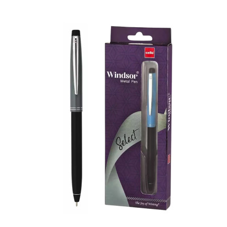 Cello Windsor Metal Ball Pen - Blue