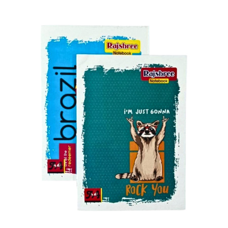 Rajshree A4 Single Line Notebook - 324 Pages