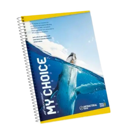 My Choice 6 Subject Spiral Register - Single Line, 400 Pages, 29.7x21cm