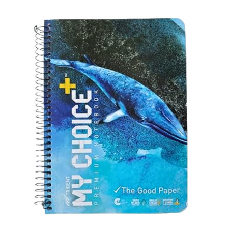 My Choice 6 Subject Spiral Register - Single Line, 300 Pages, 29.7x21cm
