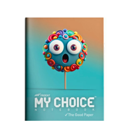 My Choice Notebook - Single Line, 120 Pages, 24x18cm