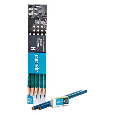 Apsara Drawing Pencil H - Pack of 10 Pencils