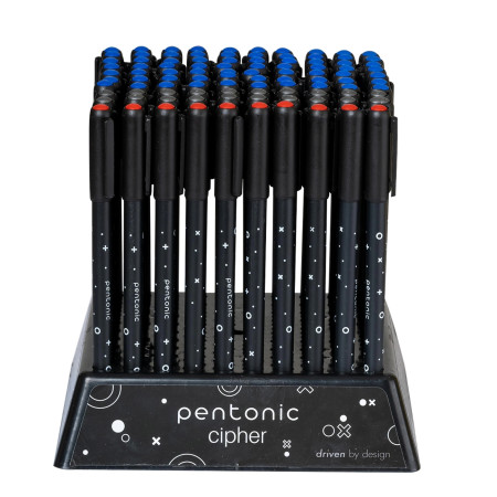 Pentonic Cipher Ball Pen - Assorted 100 Pcs Pack