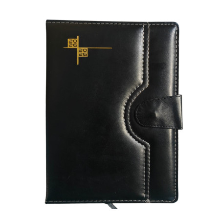 2026 Metro Soft Cover Diary with Megnetic Loop Button 24x18cm - No. 7704