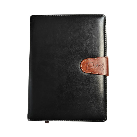2026 Metro Soft Cover Diary with Megnetic Loop Button 21x15cm - No. 6618