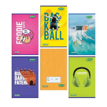 Sundaram Winner Original College NoteBook - Single Line 172 Pages, 27x17cm