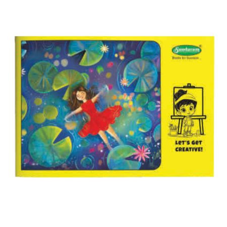 Sundaram Drawing Book - A4 Jumbo (Yellow) 36 Pages,29.5x21 cm
