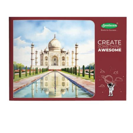 Sundaram Drawing Book - A3 Jumbo (Brown) 36 Pages,27x37 cm