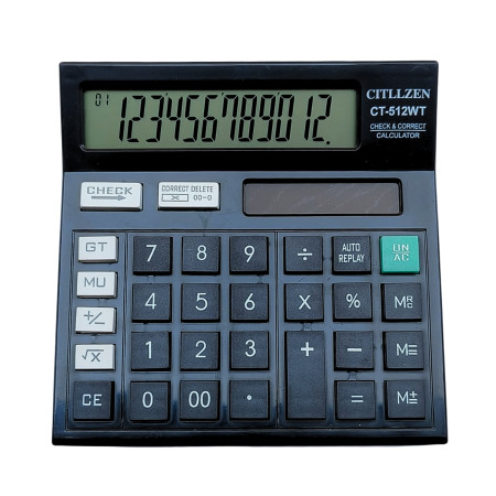 Amigo Citllzen CT-512WT Check & Correct Calculator ( Non warranty )