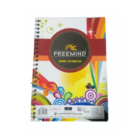 Freemind A5 Notebook - Spiral, Single Line, 100 Pages, 21x14.8cm (704961)
