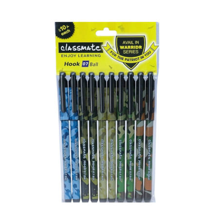 Classmate Hook Warrior 0.7mm Ball Pen - Blue (04030407)