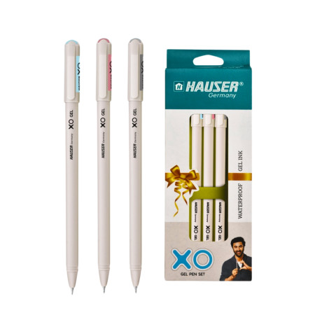 Hauser XO Gel Pen Set - pack of 3