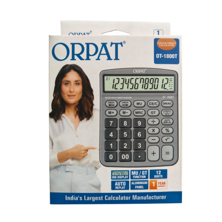 Orpat OT-1800T Check & Correct Calculator