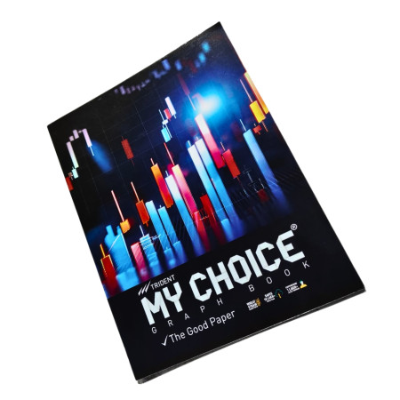My Choice Single Line Graph Notebook - 32 Pages 28x22cm