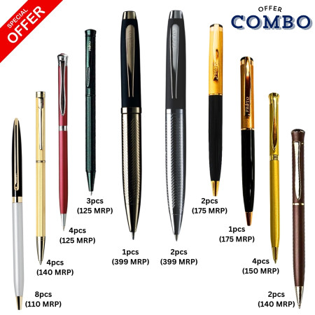 Proto Exclusive Metal Ball Pen - Combo Pack (Refer Description)