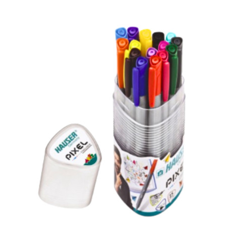 Hauser Artz Pixel Fineliner - 15pcs Jar