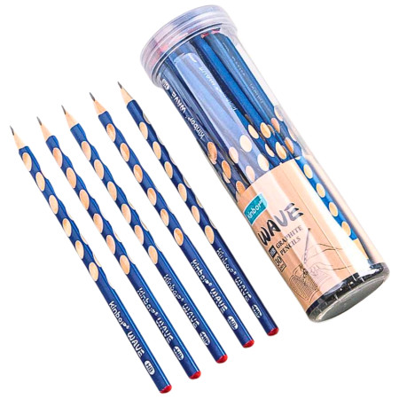 Kinbor Wooden Pencil – Wave HB (Pack of 30)