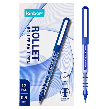 Kinbor Rollet Roller Ball Pen – Blue