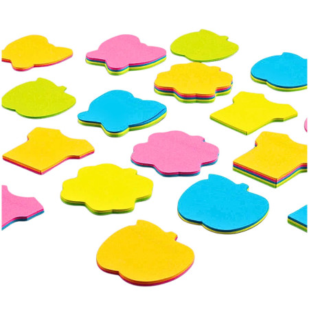 Kinbor Sticky Notes – Neon Mix Designs (100 Sheets)