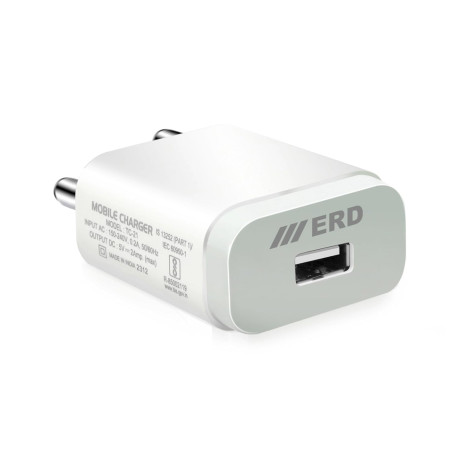 ERD Mobile Charger+Lightning USB (White) TC-21