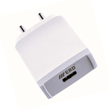 ERD Mobile Charger+Micro USB Chargin Cable (White) TC-31