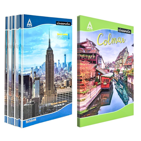 Classmate A4 Notebook - Single Line, 100 Pages, 29.7x21cm