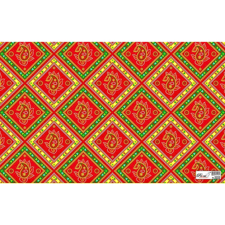 Gift Wrapping Paper - Rajasthani Art Print, Pack of 25 Sheets 70x48cm - 2222