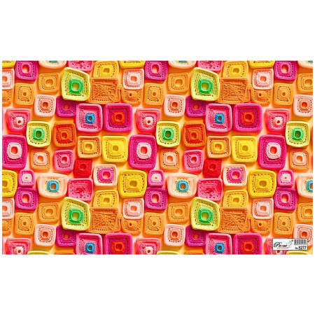 Gift Wrapping Paper - Macaron Print, Pack of 25 Sheets 70x48cm - 5277