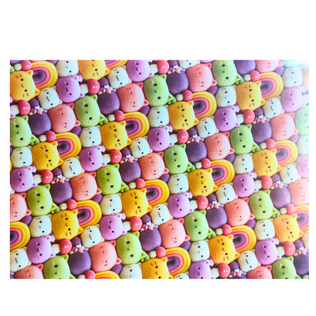 Gift Wrapping Paper - Cat Print, Pack of 25 Sheets 70x48cm - 5324