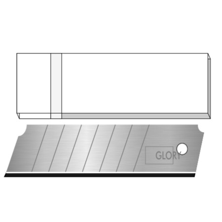 JB9 Glory Cutter Blade Pack of 10 - 18mm - KWB-02