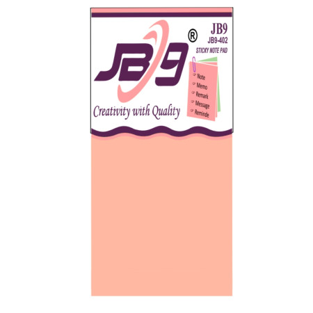 JB9 Sticky Note Pad - 50x75mm (2x3inch) - 402
