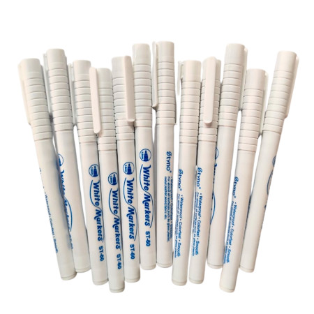 Myly White Marker Pens (ST-60)