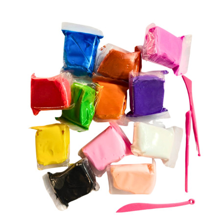 Myly Multicolor Kids Modelling Super Clay - 12 Shades (1246)