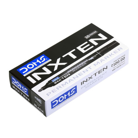 Doms Inxten Permanent Marker - Black