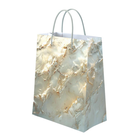 Modern Marble Art Print Gift Paper Bag (Small)- S-140