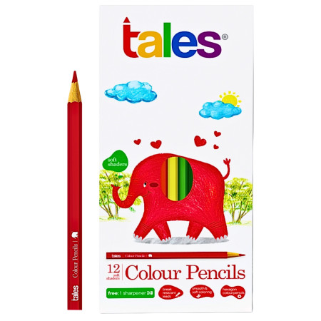 Tales Pencil Colours Long FS - 12 Shade - New