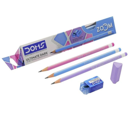 Doms Zoom Ultimate Dark Pencil - Pack of 10 Pencil-New