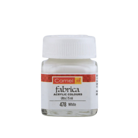 Camel Fabrica Acrylic Colour 15ml - White