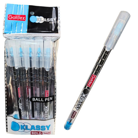 Goldex Klassy Bold Ball Pen - Blue
