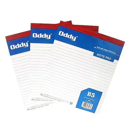Oddy Writing Pad 80 sheets (WPRB580))