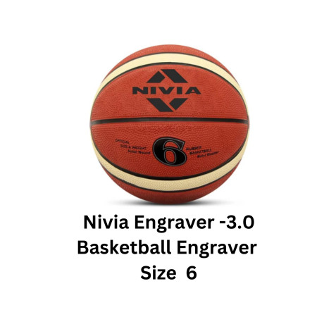 Nivia Engraver Basketball Size, 6 (BB-202)