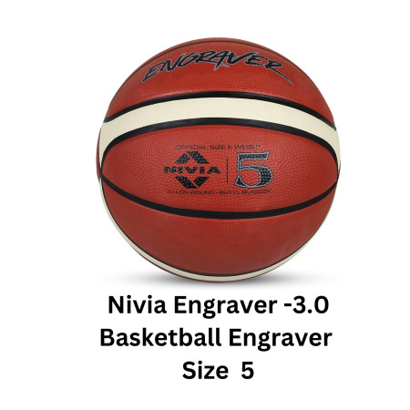 Nivia Engraver Basketball Size, 5 (BB-203)