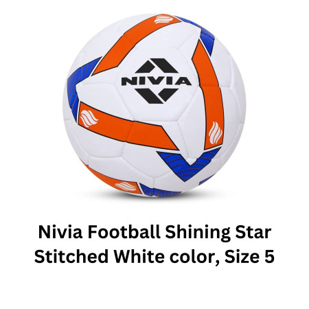 Nivia Shining Star Football Size, 5 (FB-292)