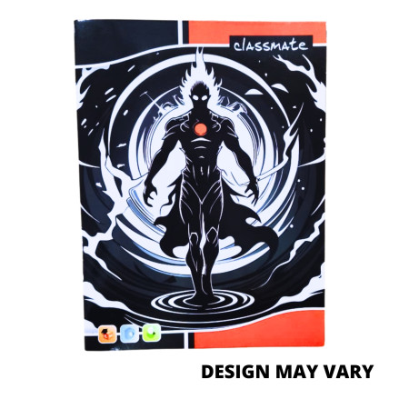 Classmate Notebook - Single Line, 120 Pages, 24x18 cm (2000261) - MRP - Rs. 34