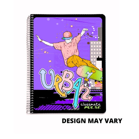 Classmate Pulse 1 Subject - Spiral, Single Line, 180 Pages, 29.7x21cm (02100121)- New