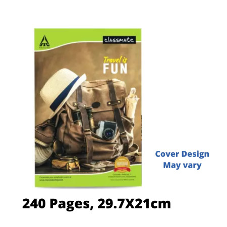 Classmate A4 Register - 240 Pages, 29.7x21cm